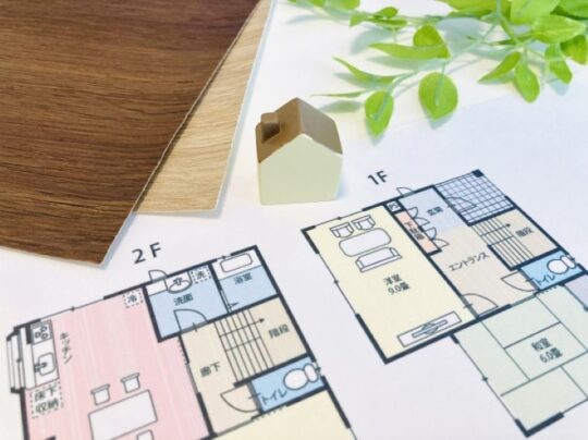 坪単価記事間取り図