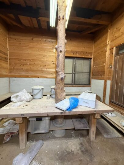 重森邸before梁の写真