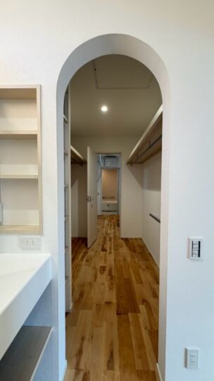 シンプル&ナチュラルな家水回り動線